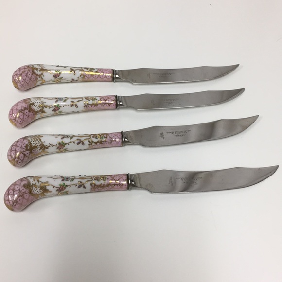 A E Lewis Co Sheffield England Steak Knives